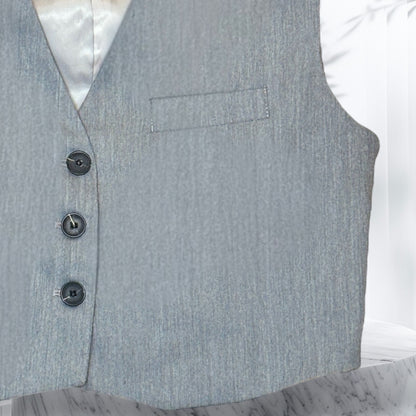 Chaleco Urbano Oversize Gris – Follow Your Fucking Dreams