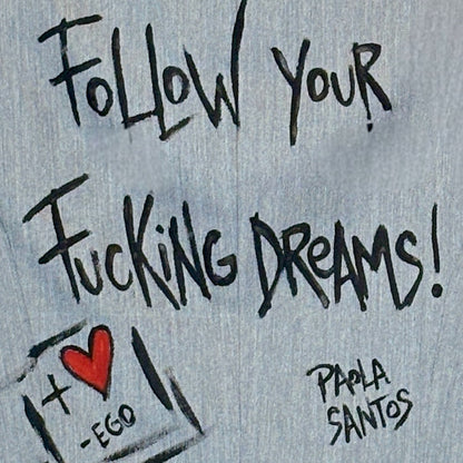 Chaleco Urbano Oversize Gris – Follow Your Fucking Dreams