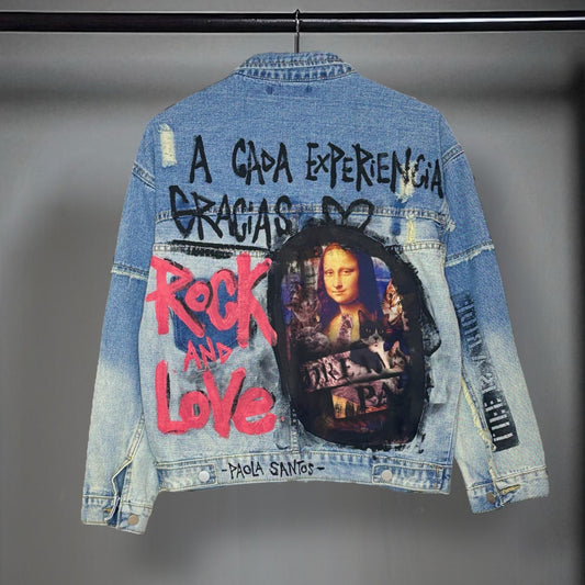 Campera intervenida “Gracias"