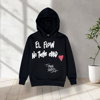 🖤 Hoodie Kids “El Flow No Tiene Edad”