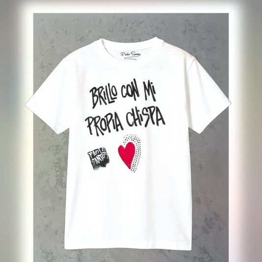 🌟 Remera Kids “Brillo con mi propia chispa”