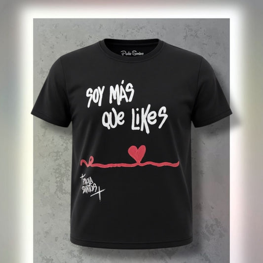 🖤 Remera “Soy más que likes” – Kids