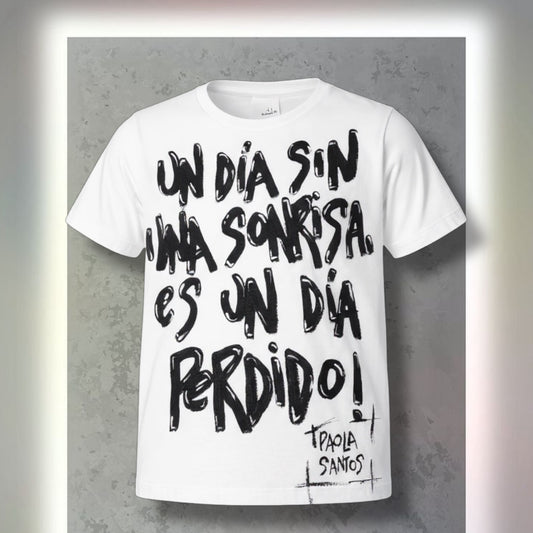 😄 Remera “Un día sin una sonrisa” – Kids