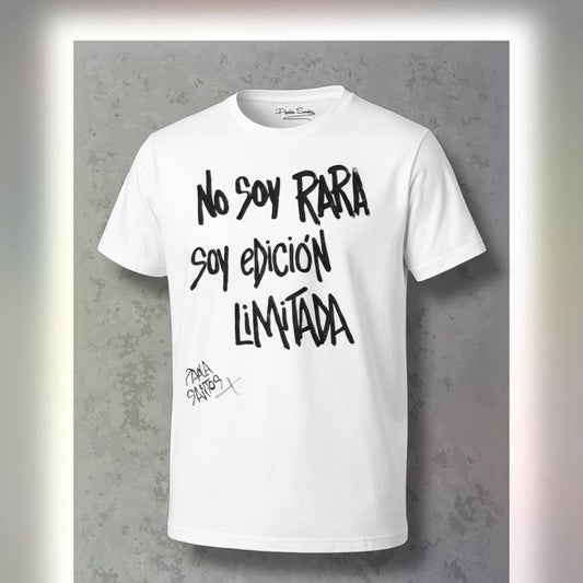 🌟 Remera Teen “No soy rara, soy edición limitada”