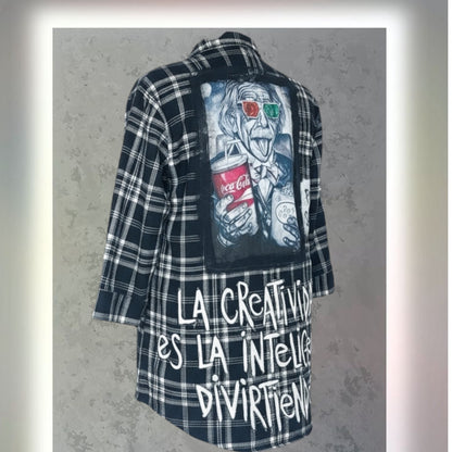 🎨 Camisa Kids “Einstein Pop”