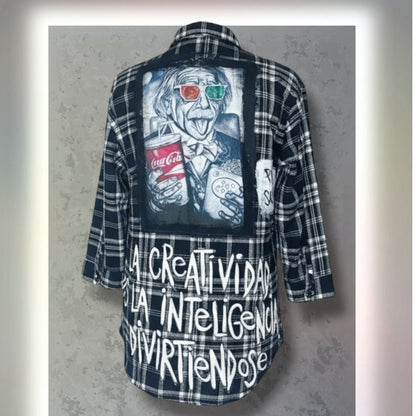 🎨 Camisa Kids “Einstein Pop”