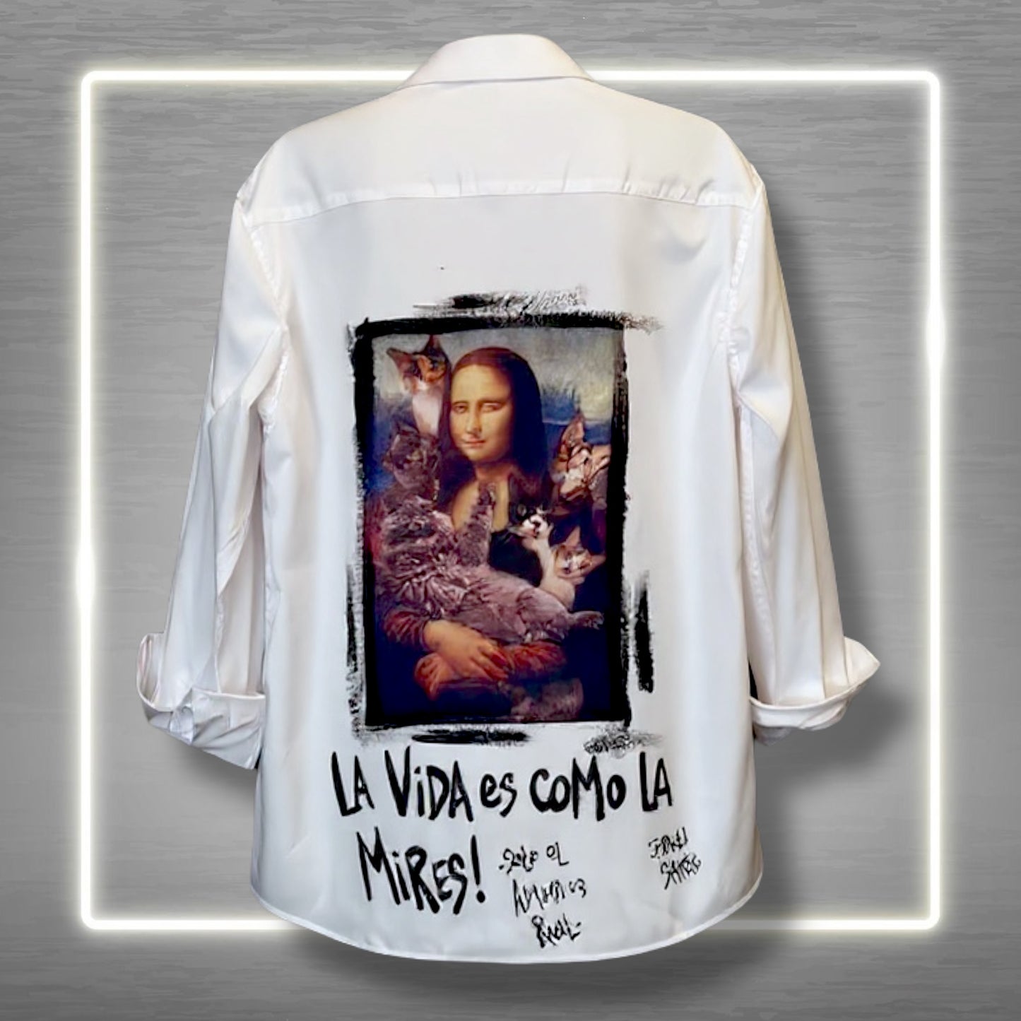 CAMISA “LA VIDA ES COMO LA MIRES”