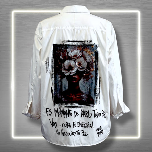 🖤 CAMISA “ES MOMENTO DE DARLO TODO POR VOS”