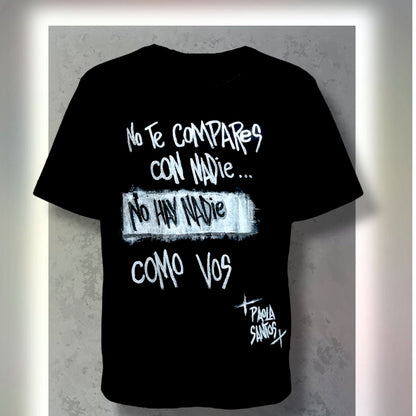 🖤 Remera “No te compares con nadie” – Kids