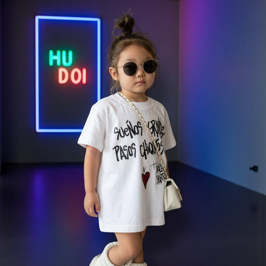 ❤️ Remera “Sueños grandes, pasos chiquitos” – Kids