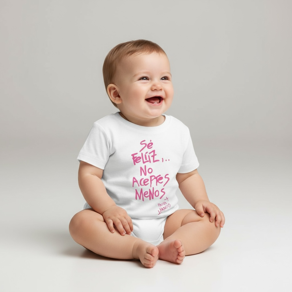  💗 Remera “Sé feliz” – Kids