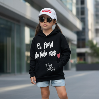 🖤 Hoodie Kids “El Flow No Tiene Edad”