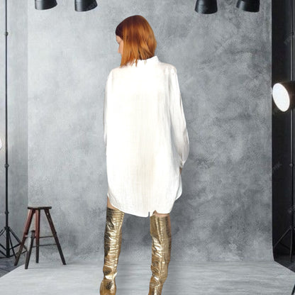 Camisa Blanca Oversize “Esencia Libre”