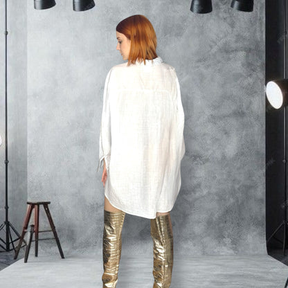 Camisa Blanca Oversize “Esencia Libre”