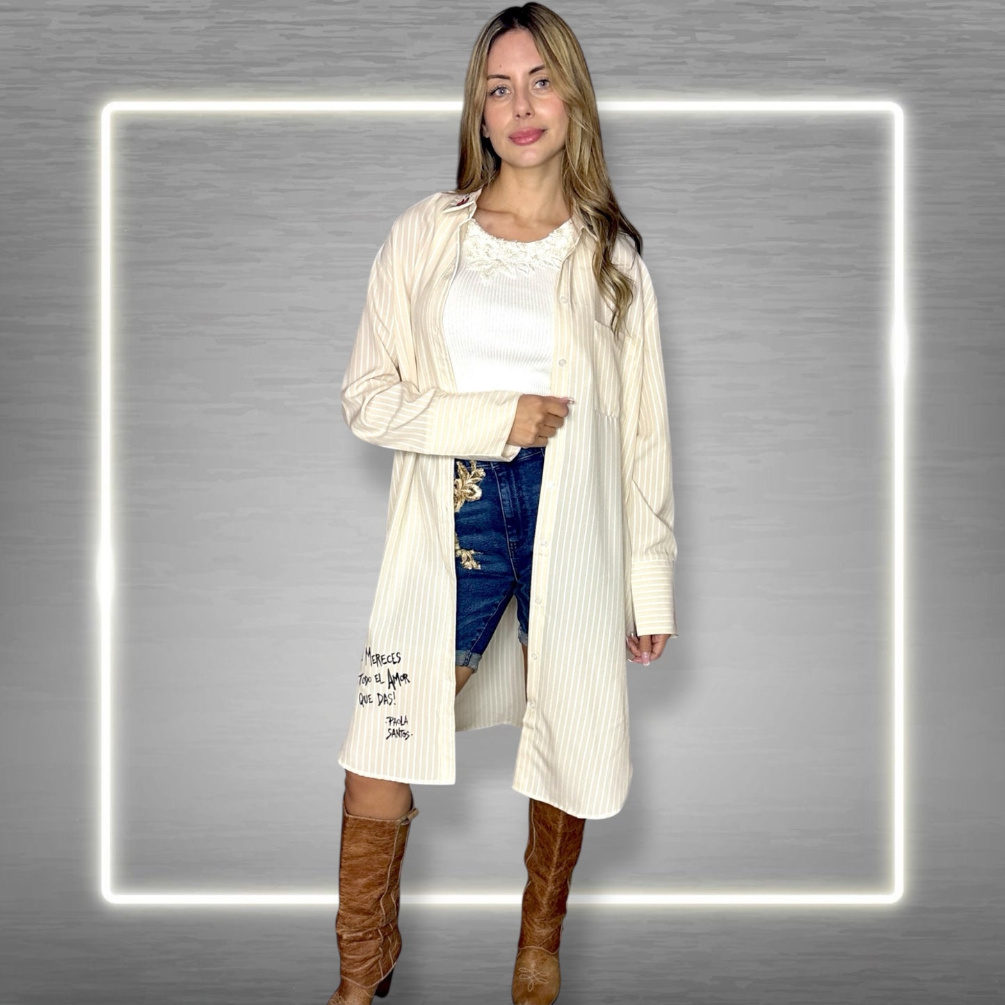 Camisa “Mereces todo el amor que das”