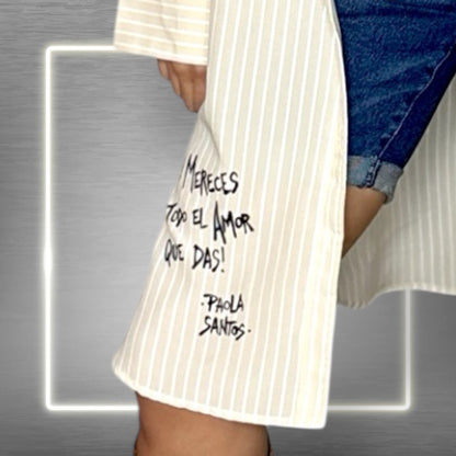 Camisa “Mereces todo el amor que das”