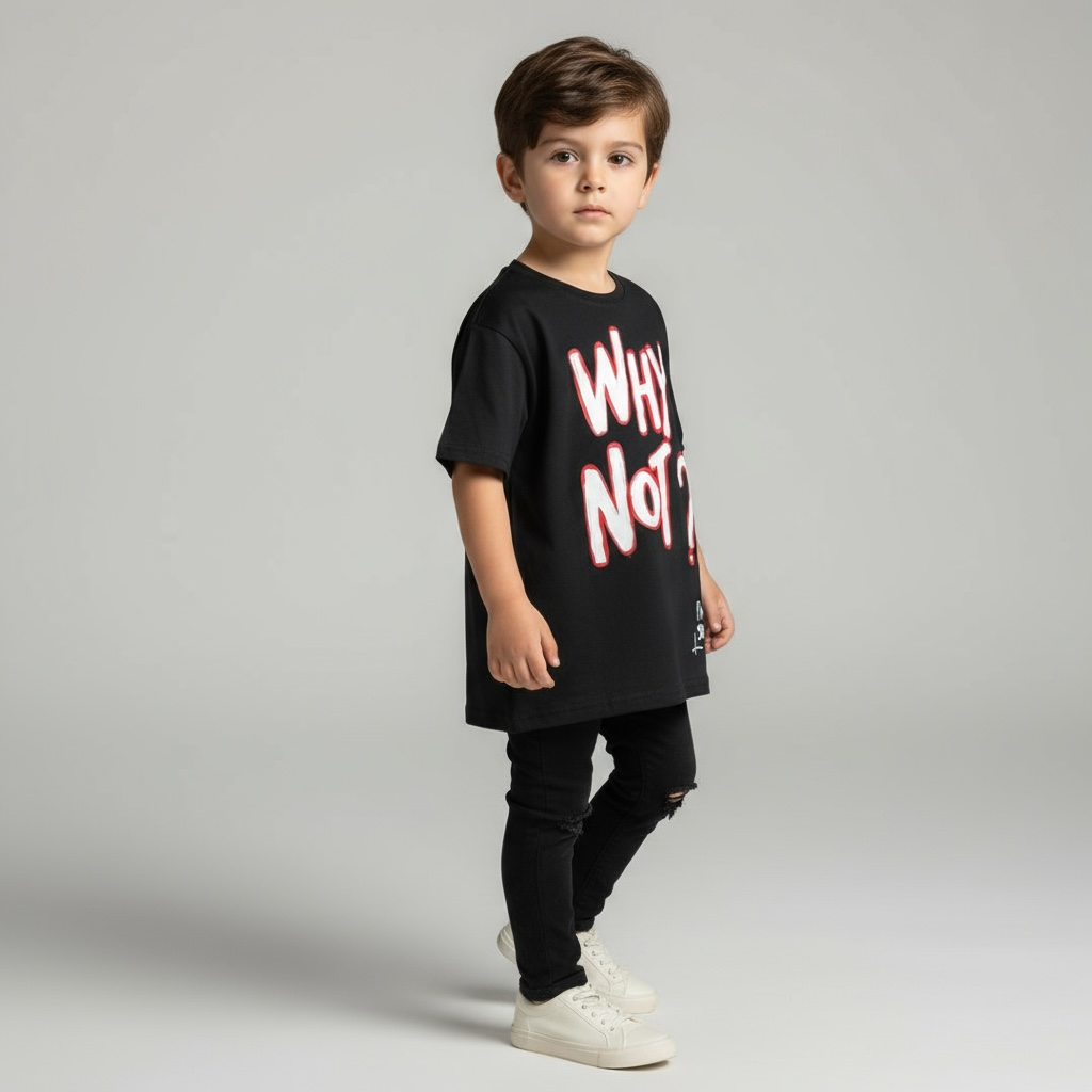 🖤 Remera “WHY NOT?!” — Kids