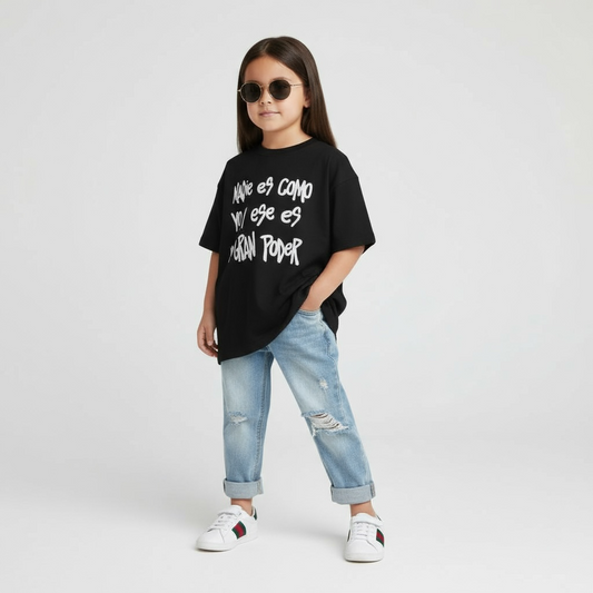 ♥️ Remera Kids “Nadie es como yo” — Mi gran poder