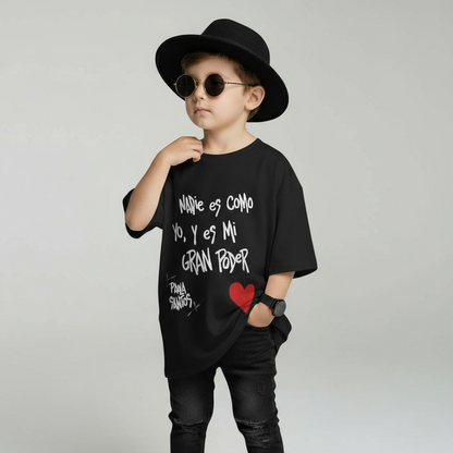 ❤️ Remera “Nadie es como yo, y es mi gran poder” – Kids