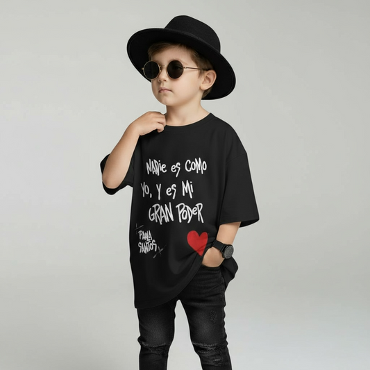 ❤️ Remera “Nadie es como yo, y es mi gran poder” – Kids