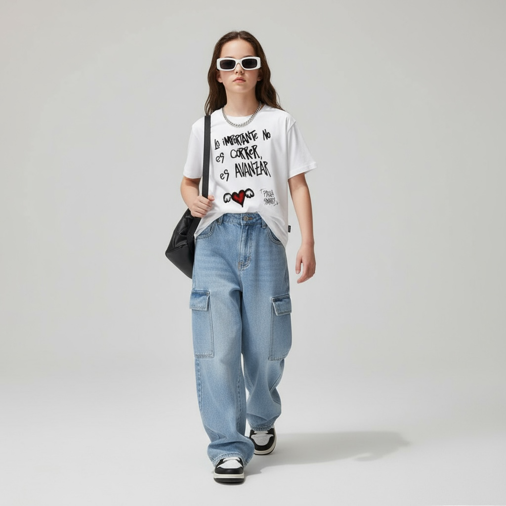 Reme “Lo importante no es correr, es avanzar” – Kids Oversize