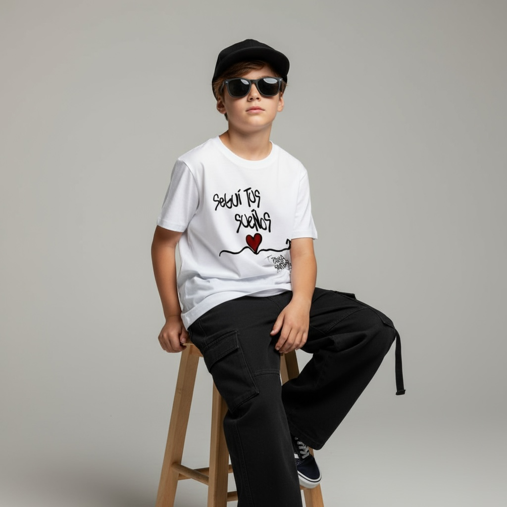 🖤 Reme “Seguí tus sueños” – Kids Oversize