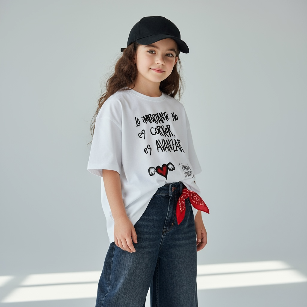 Reme “Lo importante no es correr, es avanzar” – Kids Oversize