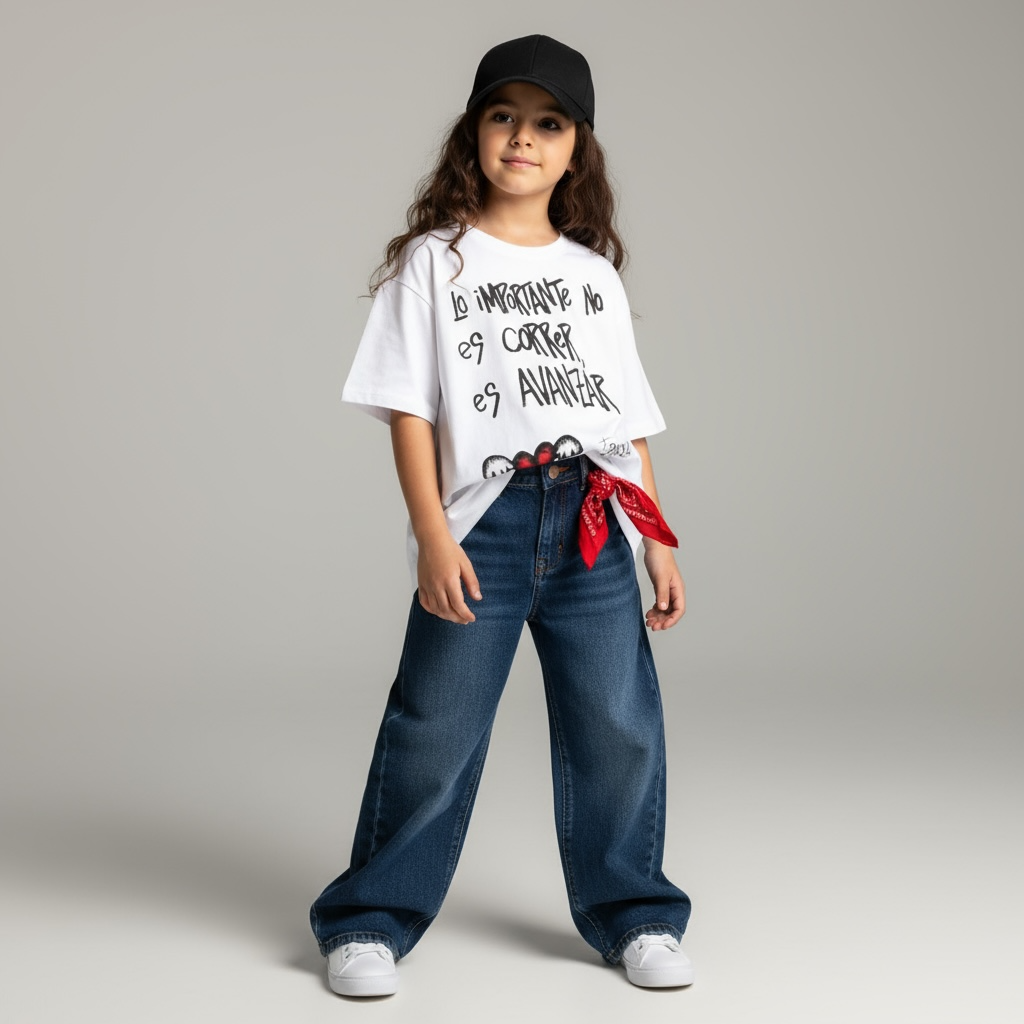 Reme “Lo importante no es correr, es avanzar” – Kids Oversize