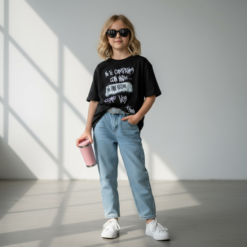 🖤 Remera “No te compares con nadie” – Kids
