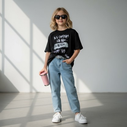 🖤 Remera “No te compares con nadie” – Kids