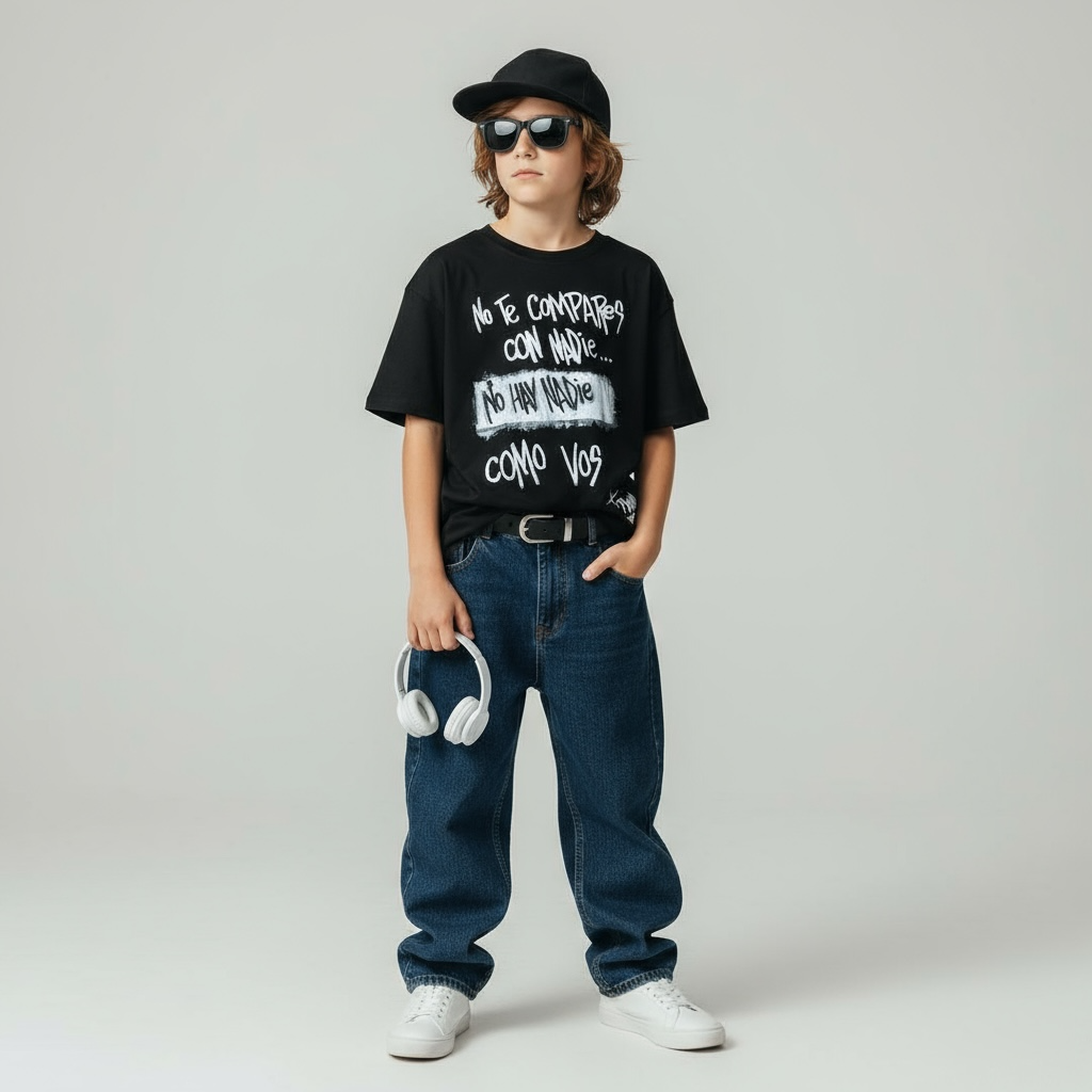 🖤 Remera “No te compares con nadie” – Kids