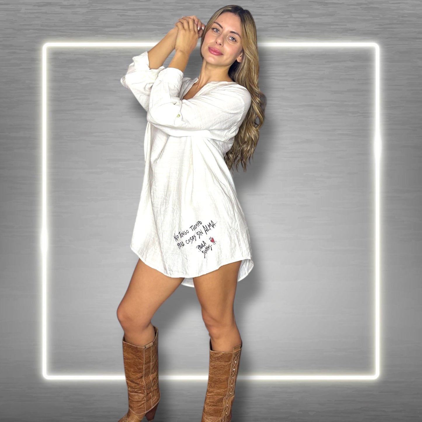 Camisa "No tengo tiempo para cosas sin alma"