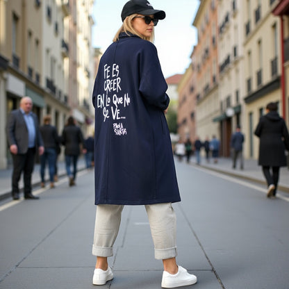 🖤 Saco urbano “Fe es creer” — Edición limitada Paola Santos