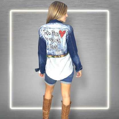 🖤 Campera “Todo pasa, todo enseña, todo sana”