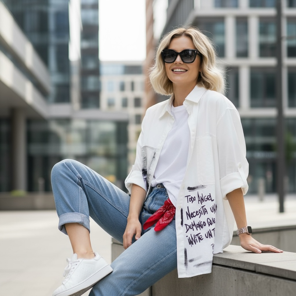 🖤 CAMISA OVERSIZE – COLECCIÓN ICONOS