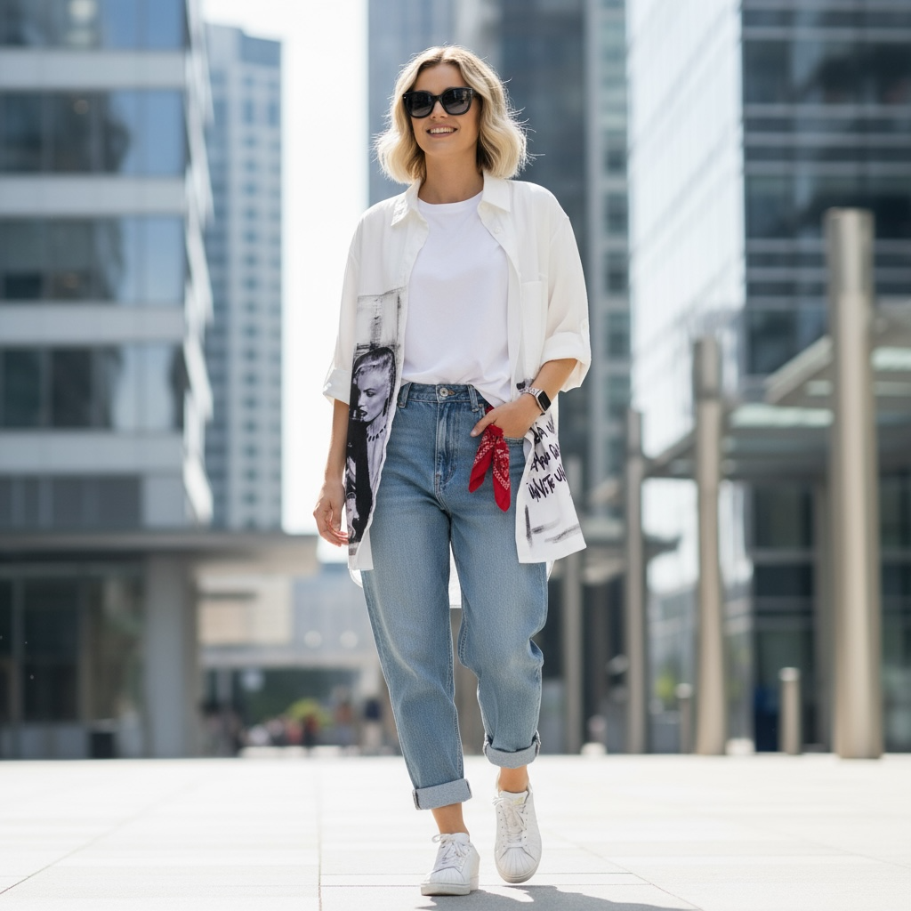 🖤 CAMISA OVERSIZE – COLECCIÓN ICONOS