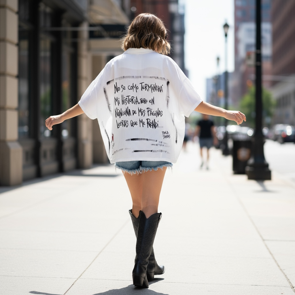 📖 Camisa blanca “Historia”