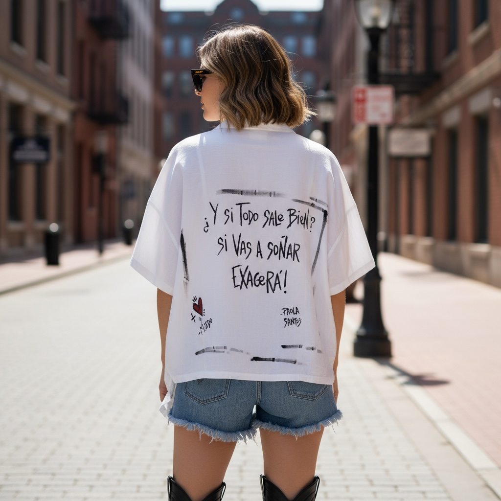 ✨ Camisa blanca “Todo sale bien”