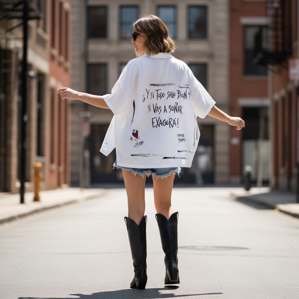 ✨ Camisa blanca “Todo sale bien”