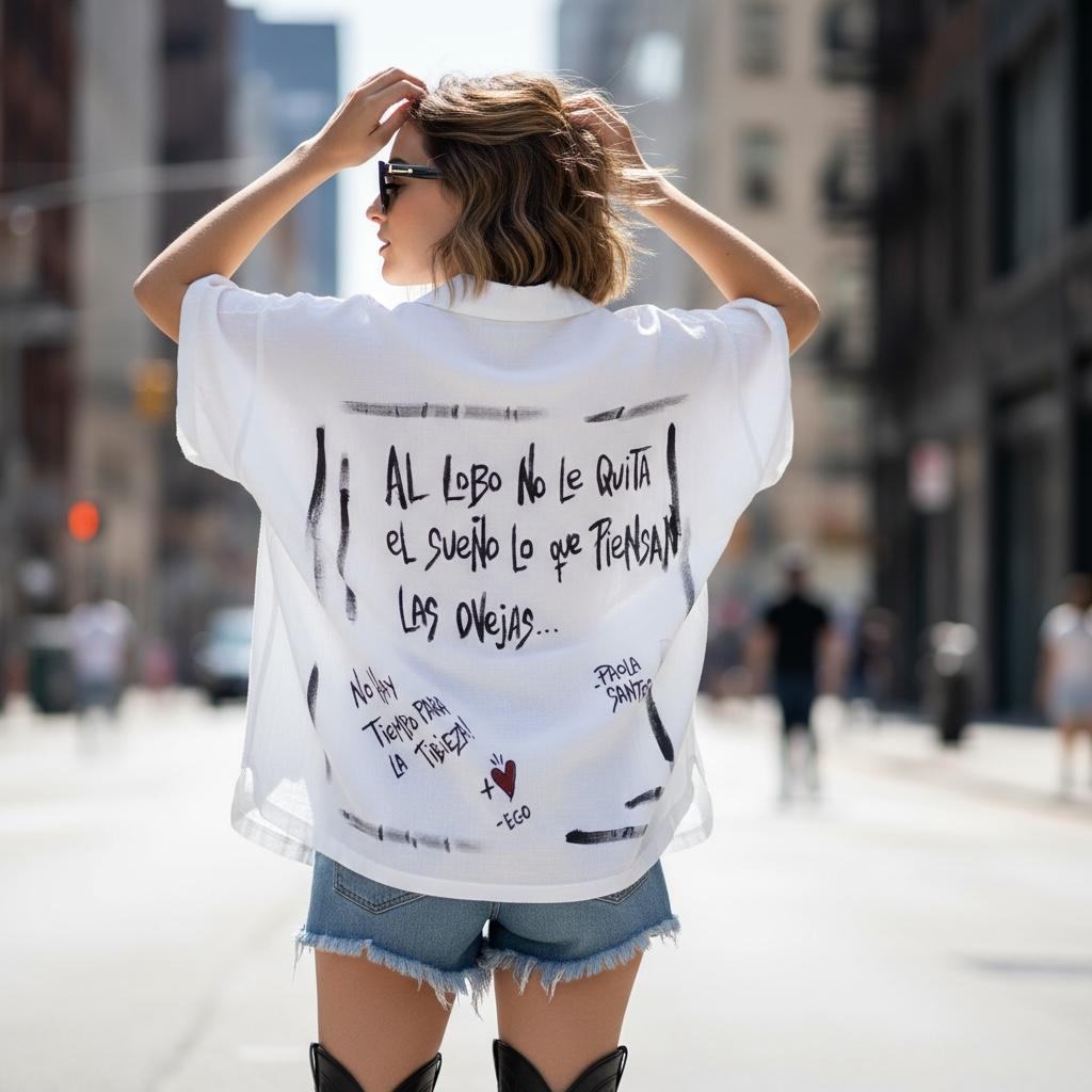 Camisa blanca “El lobo”