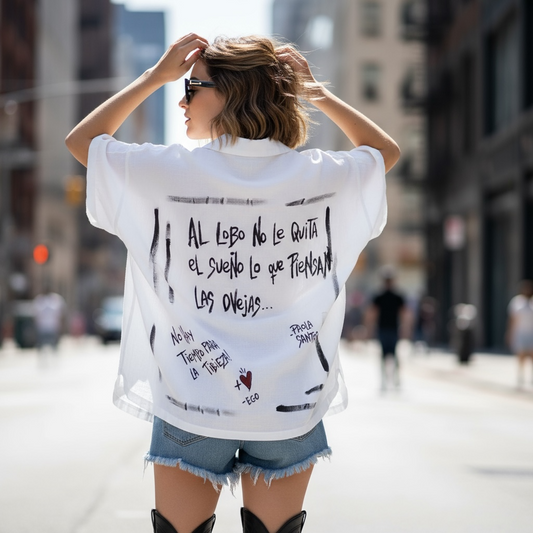 Camisa blanca “El lobo”