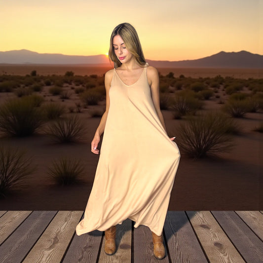 🤍 Vestido Desert – Arena