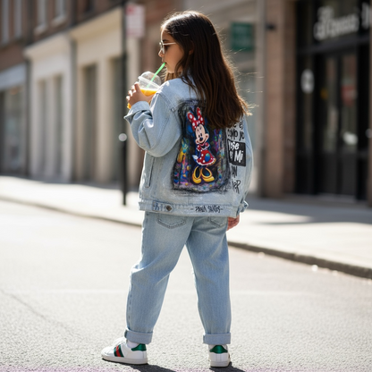 Campera de jean kids “Nadie es como yo”