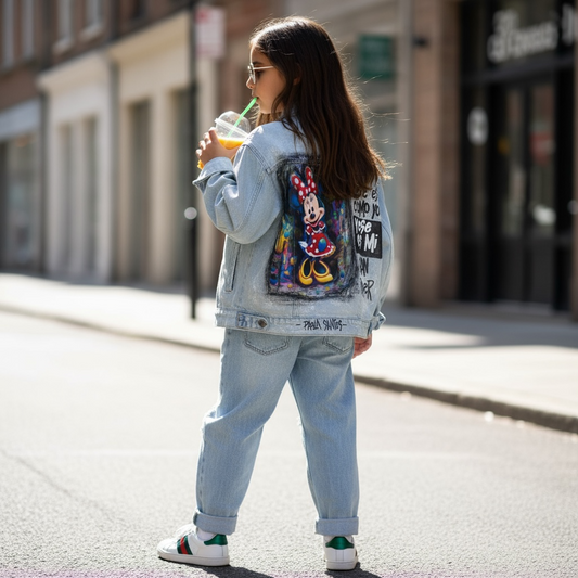 Campera de jean kids “Nadie es como yo”