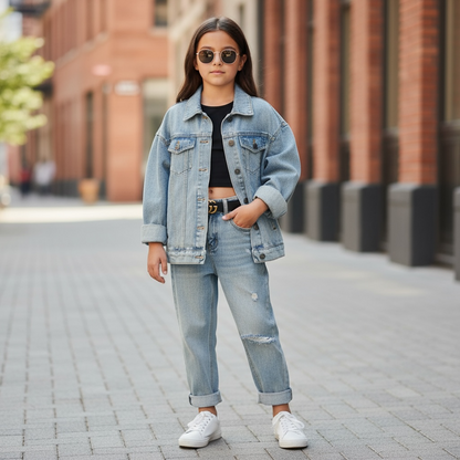 Campera de jean kids “Nadie es como yo”