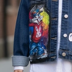 Campera Denim Kids “No Rules” – Paola Santos Kids