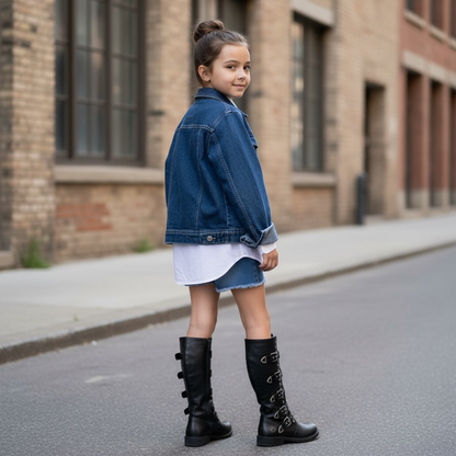 Campera Denim Kids “No Rules” – Paola Santos Kids