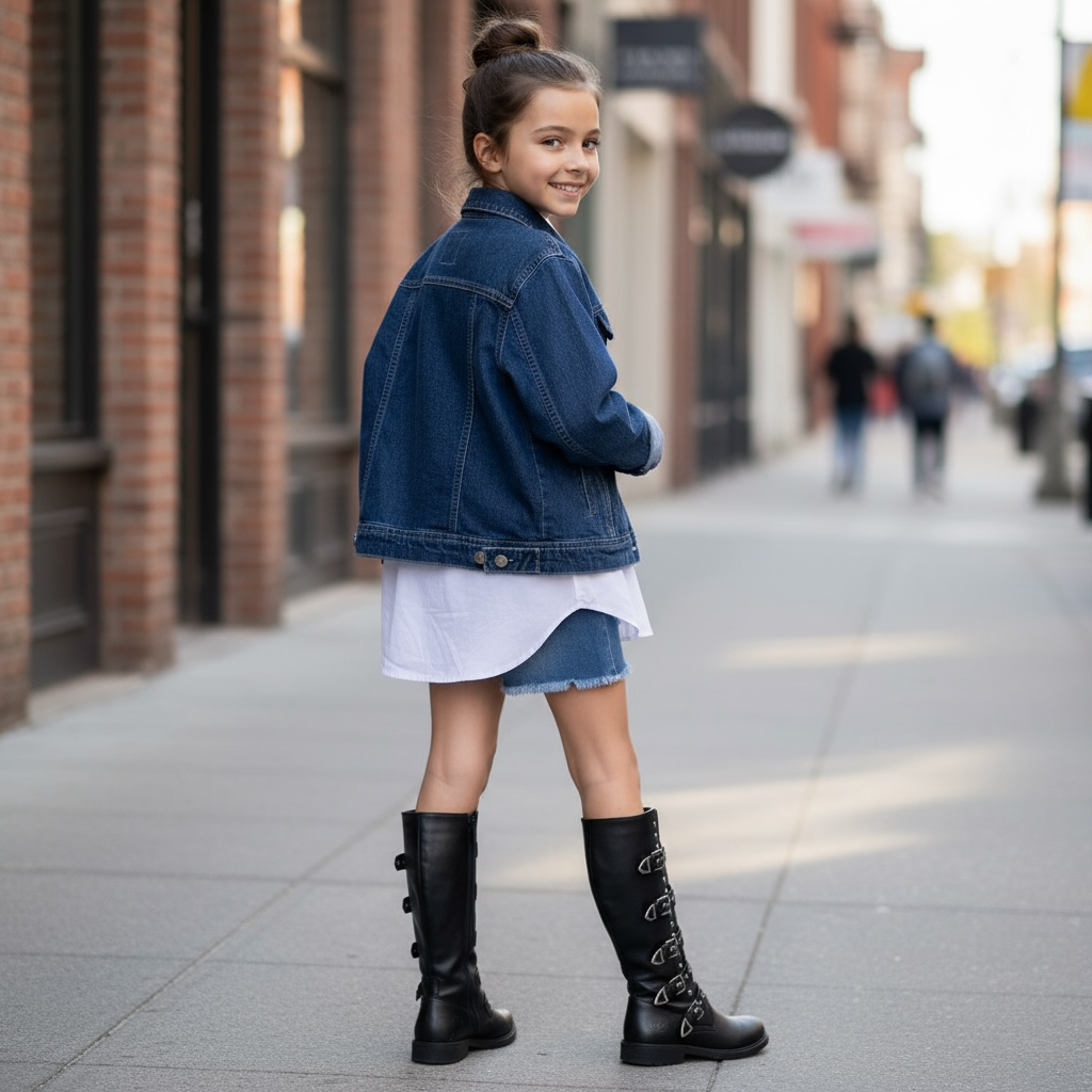 Campera Denim Kids “No Rules” – Paola Santos Kids
