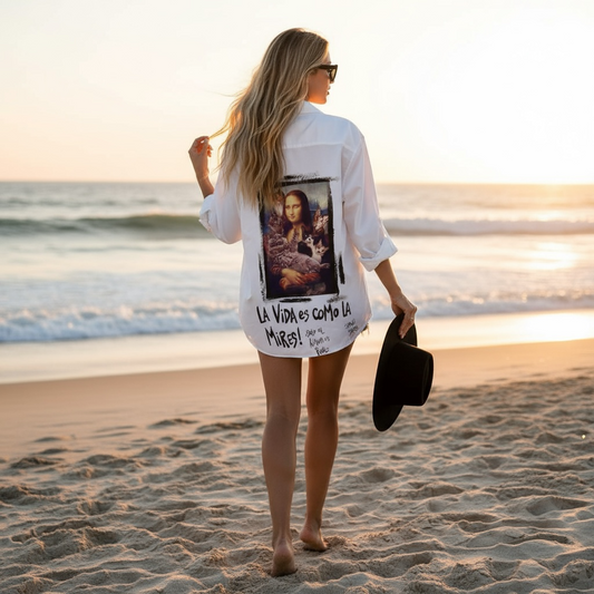 CAMISA “LA VIDA ES COMO LA MIRES”