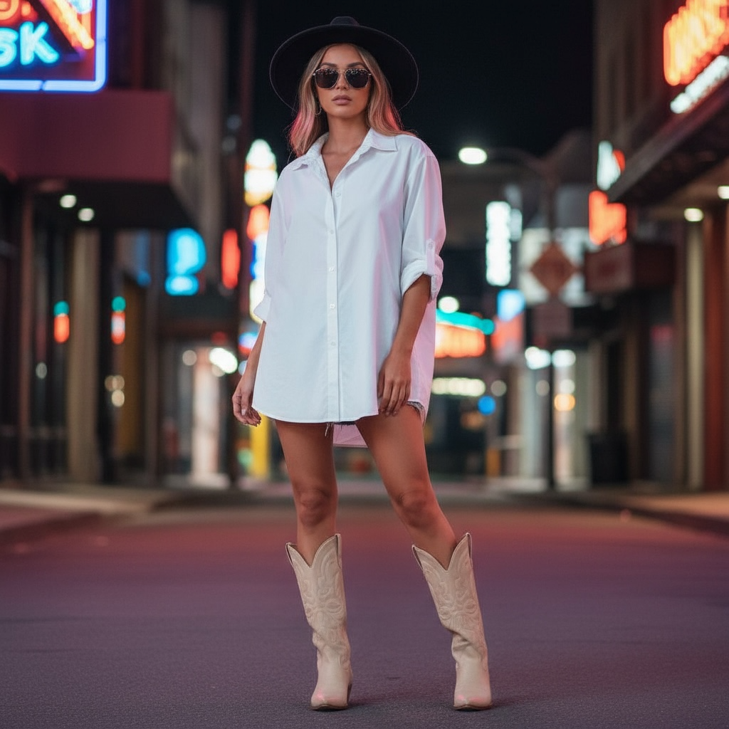 Camisa oversize de popelina – “Estado civil: escucho ofertas”